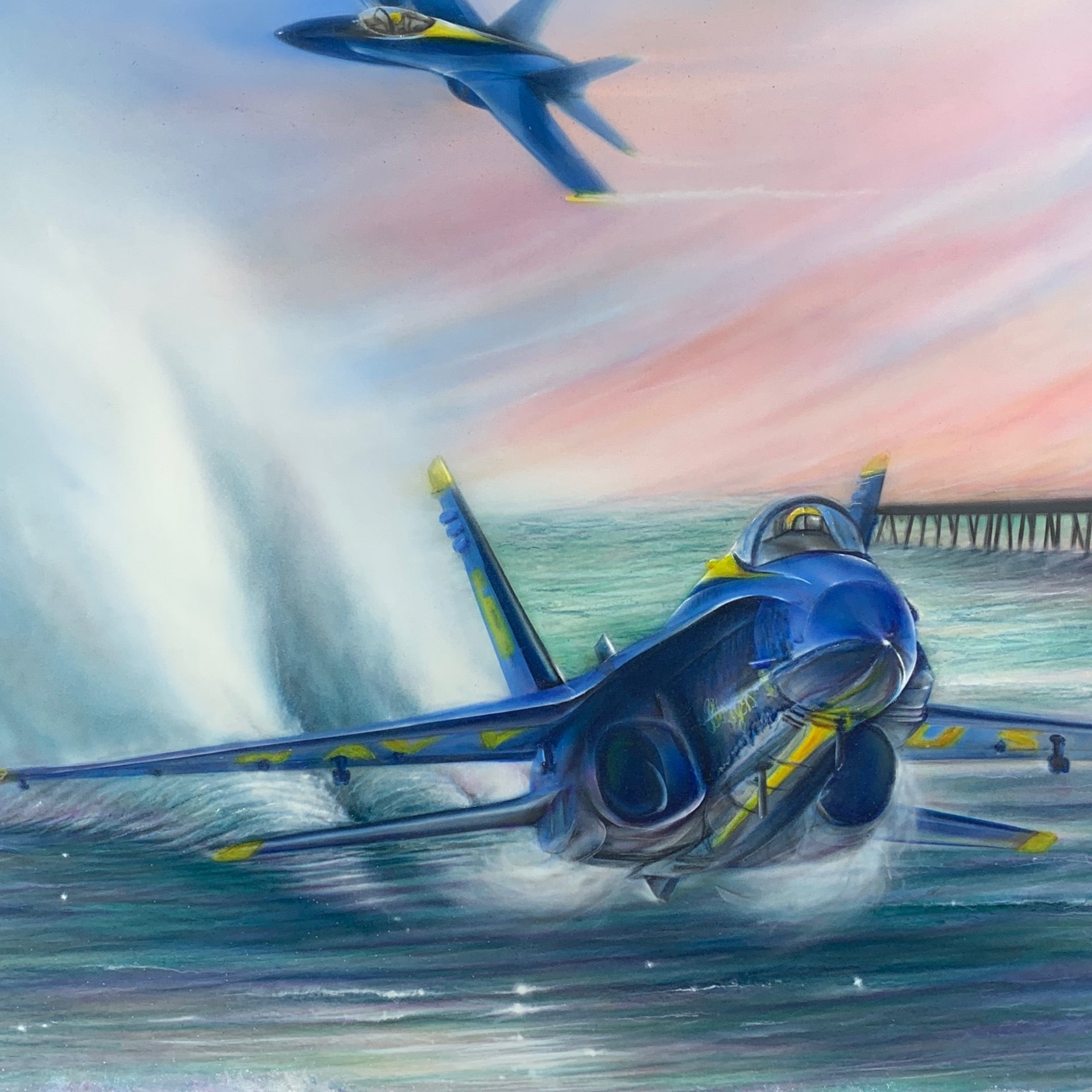 Blue Angel #6 Over Pensacola Beach (HD Metal) | Pete Sintes
